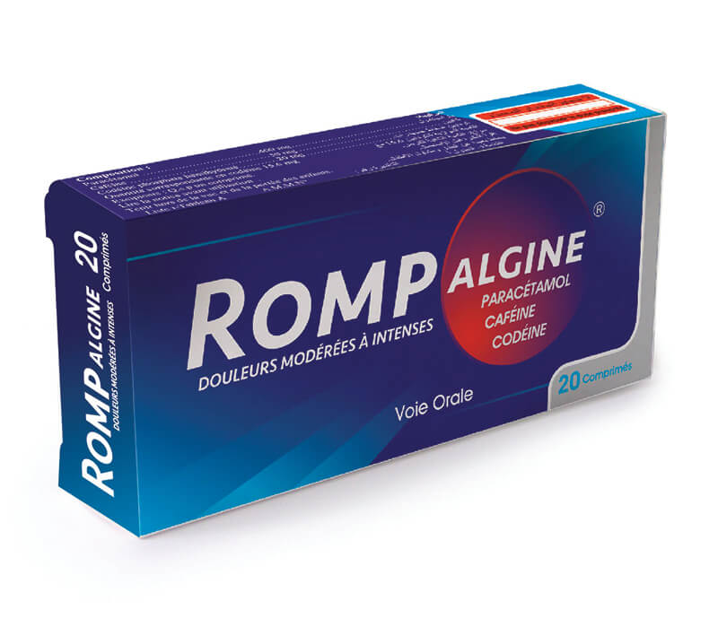 ROMPALGINE 400mg/50mg/20mg