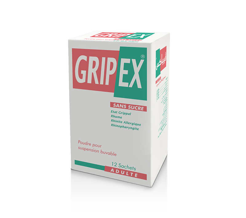 GRIPEX 0,5g/0,2g/0.025g